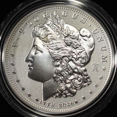 Sale Photo Thumbnail #242: 1776-2026 MORGAN DOLLAR ENH UNC WEST POINT