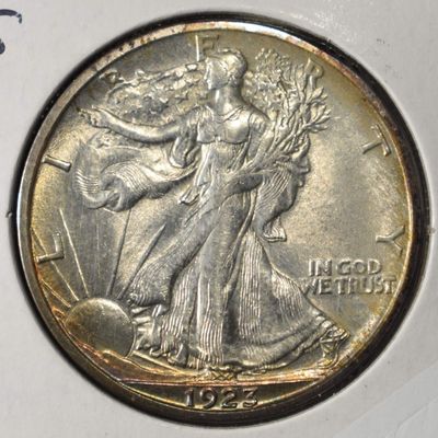Sale Photo Thumbnail #171: 1923-S WALKING LIBERTY HALF DOLLAR CH BU