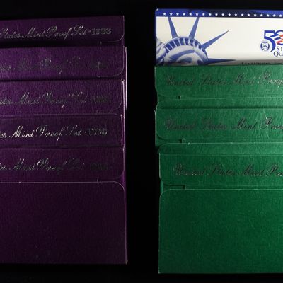 Sale Photo Thumbnail #289: 1992-94, 97-99 & (2) 90 PROOF SETS