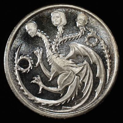 Sale Photo Thumbnail #385: INFLATION IS COMING 1 OZ 0.999 SILVER ROUND PROOF