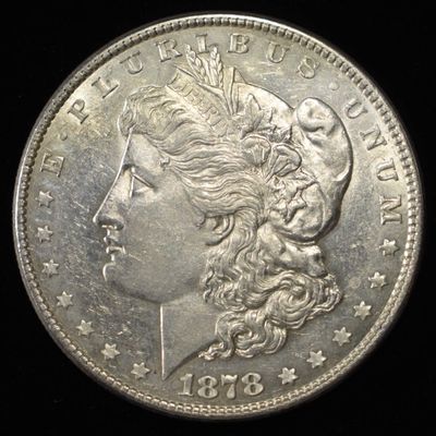 Sale Photo Thumbnail #182: 1878 8TF MORGAN DOLLAR AU/BU