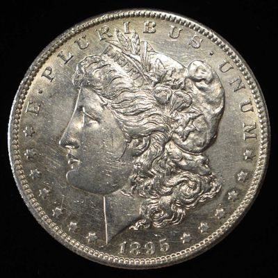 Sale Photo Thumbnail #224: 1895-S MORGAN DOLLAR AU/BU