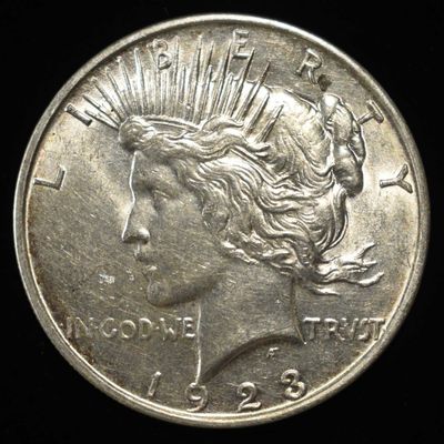 Sale Photo Thumbnail #94: 1923-D PEACE DOLLAR AU/BU