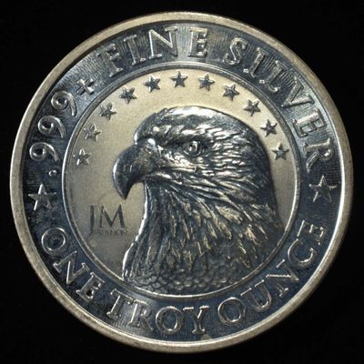 Sale Photo Thumbnail #391: JM BULLION 1 OZ .999 SILVER ROUND