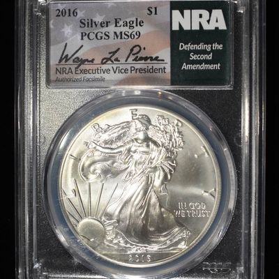 Sale Photo Thumbnail #13: 2016 AMERICAN SILVER EAGLE PCGS MS69
