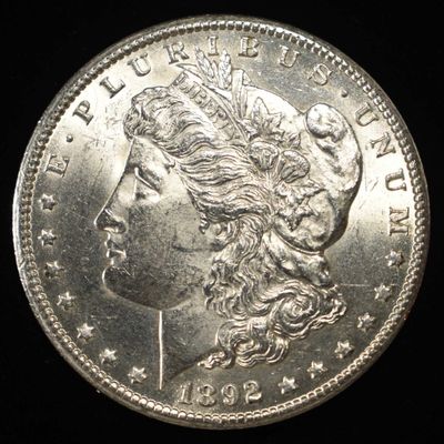 Sale Photo Thumbnail #218: 1892-CC MORGAN DOLLAR BU