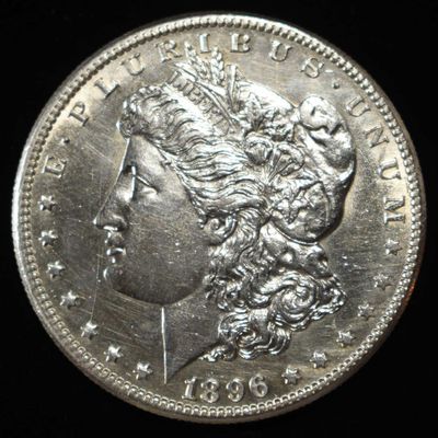 Sale Photo Thumbnail #226: 1896-S MORGAN DOLLAR AU/BU