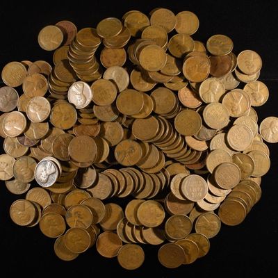 Sale Photo Thumbnail #129: (250) WHEAT CENTS FROM THE 1930'S