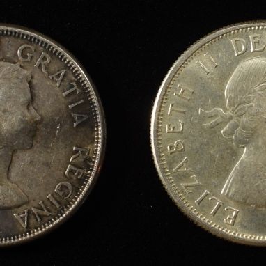 Sale Photo Thumbnail #147: (4) 50C CANADIAN 80% SILVER