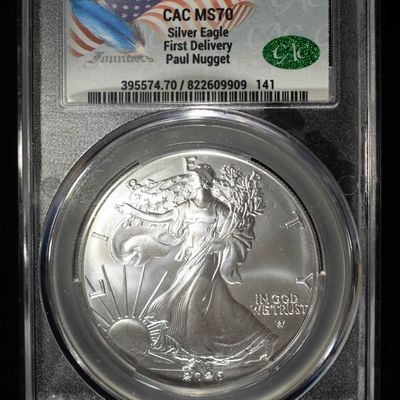 Sale Photo Thumbnail #18: 2026 AMERICAN SILVER EAGLE CAC MS70