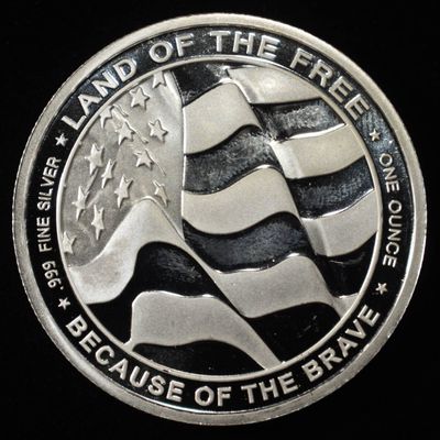 Sale Photo Thumbnail #402: ARMY 1 OZ .999 SILVER ROUND