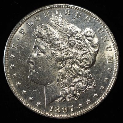 Sale Photo Thumbnail #227: 1897 MORGAN DOLLAR BU PROOF LIKE