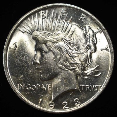 Sale Photo Thumbnail #375: 1923 PEACE DOLLAR BU