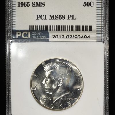Sale Photo Thumbnail #180: 1965 SMS KENNEDY 50C PCI SUPERB GEM+ BU PL