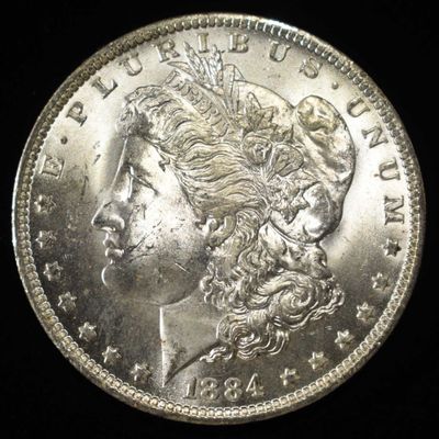 Sale Photo Thumbnail #72: 1884-O MORGAN DOLLAR CH BU