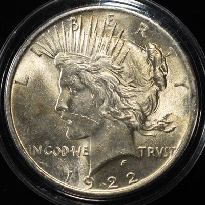 Sale Photo Thumbnail #244: 1922 PEACE DOLLAR BU