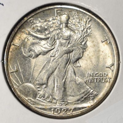 Sale Photo Thumbnail #172: 1927-S WALKING LIBERTY HALF DOLLAR CH BU