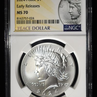 Sale Photo Thumbnail #12: 2024 PEACE DOLLAR NGC MS70 EARLY RELEASES