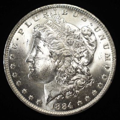 Sale Photo Thumbnail #201: 1884-O MORGAN DOLLAR CH BU