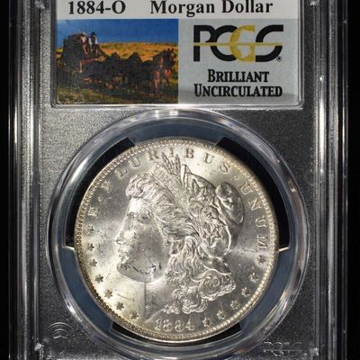 Sale Photo Thumbnail #367: 1884-O MORGAN DOLLAR PCGS BU