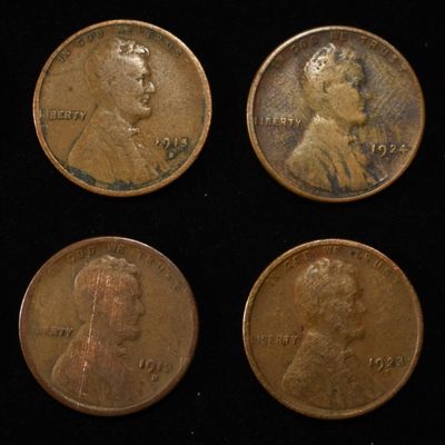 Sale Photo Thumbnail #152: 8 NICE EARLY SEMIKEY WHEAT CENTS