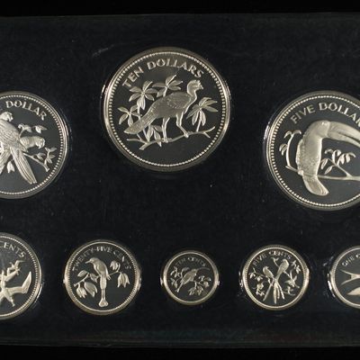 Sale Photo Thumbnail #324: COINAGE OF BELIZE 92.5% PROOF SET