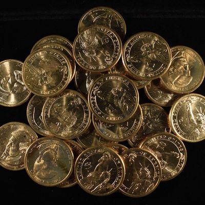 Sale Photo Thumbnail #139: (25) KENNEDY PRESIDENTIAL DOLLARS