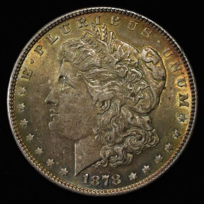 Sale Photo Thumbnail #184: 1878 7TF REV 78 MORGAN DOLLAR CH BU COLOR