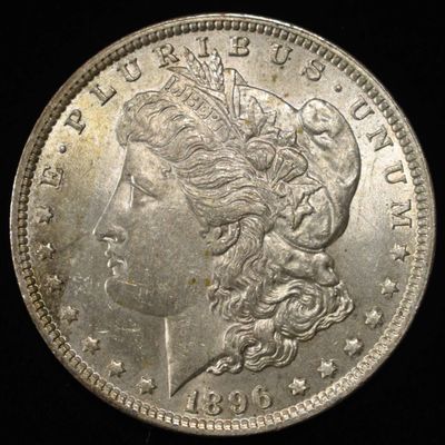 Sale Photo Thumbnail #371: 1896 MORGAN DOLLAR BU