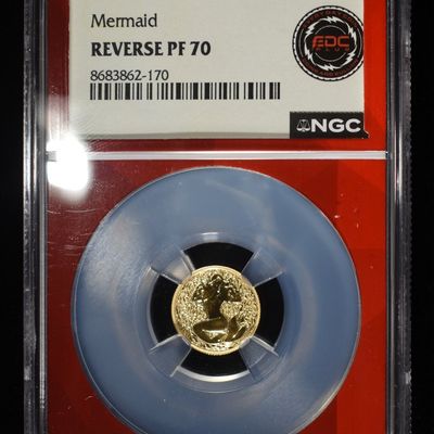 Sale Photo Thumbnail #431: 2026 $1 NIUE 1G GOLD MERMAID NGC REV PF70