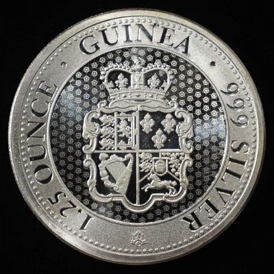 Sale Photo Thumbnail #392: 2021 GUINEA 1.25 OZ .999 SILVER ROUND