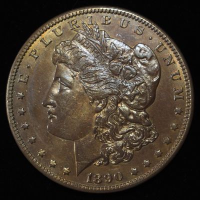 Sale Photo Thumbnail #213: 1890-CC MORGAN DOLLAR BU PROOF LIKE