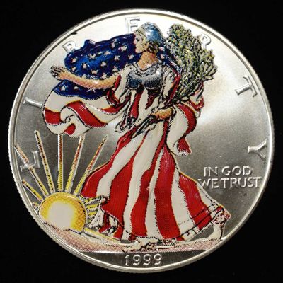 Sale Photo Thumbnail #109: 1999 AMERICAN SILVER EAGLE