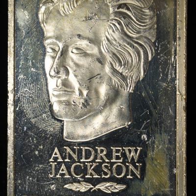 Sale Photo Thumbnail #421: ANDREW JACKSON 5000 GRAINS 92.5% SILVER BAR