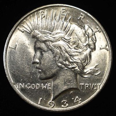 Sale Photo Thumbnail #254: 1934-D PEACE DOLLAR BU