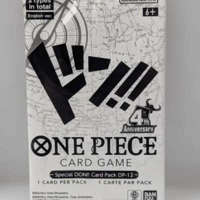 Sale Photo Thumbnail #714: Sealed Bandai Namco One Piece Card Game Special DON!! Card Pack DP-12, English version.