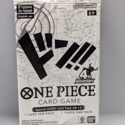 Sale Photo Thumbnail #732: Sealed Bandai Namco One Piece Card Game Special DON!! Card Pack DP-12, English edition.