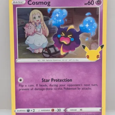 Sale Photo Thumbnail #553: 2021 Pokémon Celebrations 25th Anniversary Cosmog trading card (#013/025), illustrated by kirisAki.
