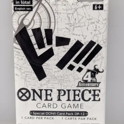 Sale Photo Thumbnail #726: Sealed One Piece Card Game Special DON!! Card Pack DP-12, released for the 4th Anniversary English version.
