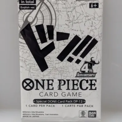 Sale Photo Thumbnail #711: Sealed One Piece Card Game Special DON!! Card Pack DP-12, released for the 4th Anniversary in English edition.