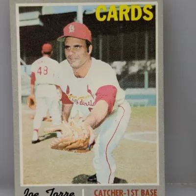 Sale Photo Thumbnail #466: 1970 Topps Joe Torre baseball card (#330) featuring the St. Louis Cardinals catcher and first baseman.