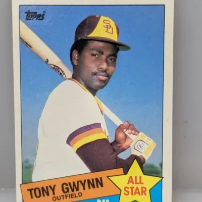 Sale Photo Thumbnail #169: 1986 Topps Tony Gwynn All Star trading card #710 featuring the San Diego Padres outfielder.