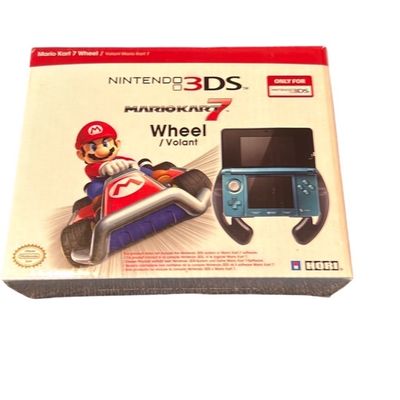 Sale Photo Thumbnail #21: Hori Mario Kart 7 Wheel attachment for Nintendo 3DS, sealed in its original box.
