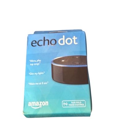 Sale Photo Thumbnail #43: Amazon Echo Dot 2nd generation smart speaker, in its original retail packaging.
