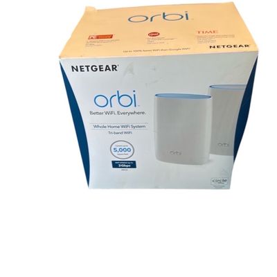 Sale Photo Thumbnail #42: NETGEAR Orbi Whole Home Tri-band Wi-Fi system in its original retail box.