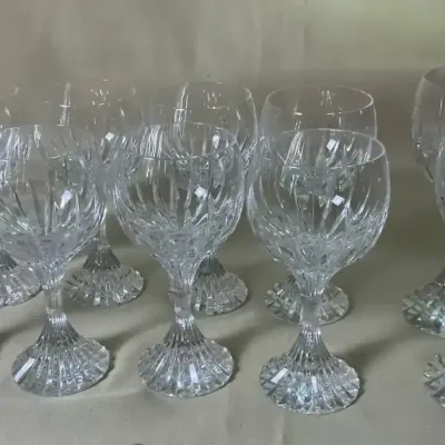 Baccarat Massena Crystal Wine Glasses 
