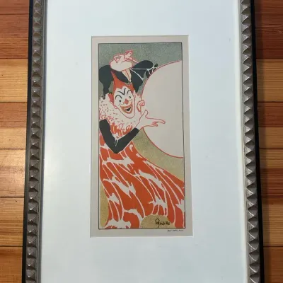Ernest Maindron “Les programmes illustres des theatres et des cafes-concerts” Lithograph (12 x 17)