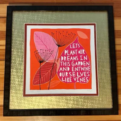 Fueya Signed & Numbered Colorful Print (18 x 18)