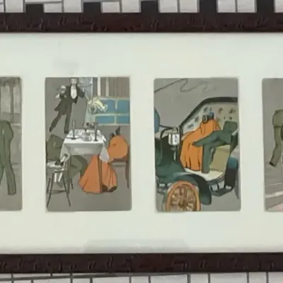 Print Of Good Old Days 263 By Irenco Robert Bier AB, Stockholm, Sweden 