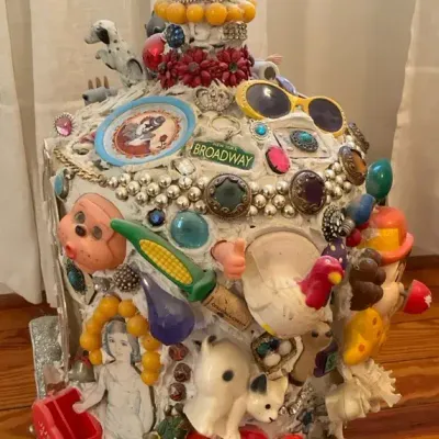 Folk Art Memory Jug